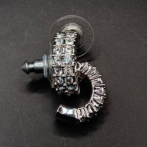 Swarovski crystal mini hoop earrings